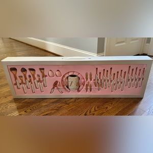 Glitz & Glam 30 Piece Silver Rhinestone Bling Brush Set Make Up TikTok Viral NIB